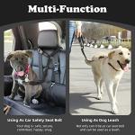 2-Pack Adjustable Dog Safety Seat Belt Straps