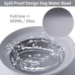 SLSON Spill Proof Collapsible Dog Water Bowl