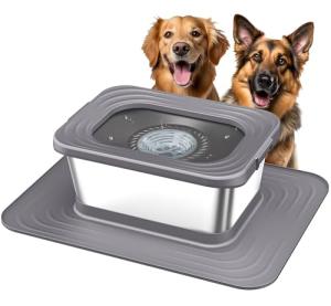 Decflow Spill-Proof Stainless Steel Dog Water Bowl