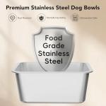 Decflow Spill-Proof Stainless Steel Dog Water Bowl