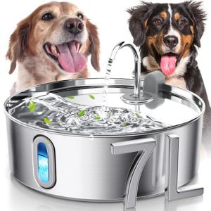 Smartoo Automatic Stainless Steel Dog Water Fountain