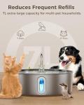 Smartoo Automatic Stainless Steel Dog Water Fountain
