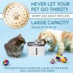 Veken 95oz Automatic Pet Water Fountain