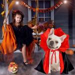 GOYOSWA Dog Vampire Devil Costume Cape for Halloween