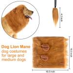 Lion Mane Costume for Medium to Large Dogs