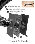 Absorbent Dog Feeding Mat for Food and Water