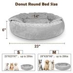 Cozy Hooded Dog Bed with Blanket, 23 inch