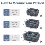 Orthopedic Washable Dog Bed with Anti-Slip Bottom