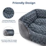 Orthopedic Washable Dog Bed with Anti-Slip Bottom