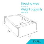 PHYEX Elevated Dog Bed with Non-Slip Design