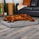 Furhaven Jumbo Orthopedic Dog Bed in Gray