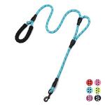 Plutus 6ft Reflective Rope Dog Leash with Handles