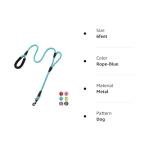 Plutus 6ft Reflective Rope Dog Leash with Handles