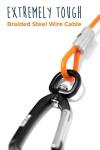 Mighty Paw Chew-Proof Dog Leash - 6ft Orange