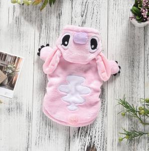 Angel Puppy Dog Costume - Pink and Blue Hoodie