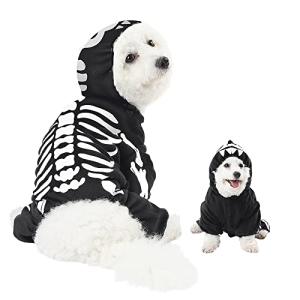 Halloween Dog Skeleton Hoodie Costume - X-Large