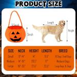 Funny Dog Ghost Costume with Pumpkin Bag