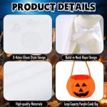 Funny Dog Ghost Costume with Pumpkin Bag
