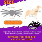 Furry LED Spider Costume for Dogs and Cats
