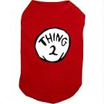 SUEOSU Pop Culture Dog Shirts in Red