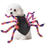Glowing Spider Dog Costume with 40 LED Lights