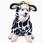 Dog Milk Cow Costume with 3D Hood for Halloween