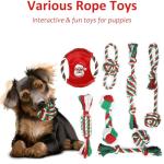 Christmas Dog Toy Bundle - 15 Fun Chew Toys