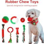 Christmas Dog Toy Bundle - 15 Fun Chew Toys