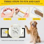 IKKAB 3-in-1 Pet Paw Print Keepsake Kit