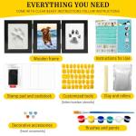 IKKAB 3-in-1 Pet Paw Print Keepsake Kit