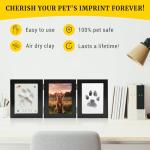 IKKAB 3-in-1 Pet Paw Print Keepsake Kit