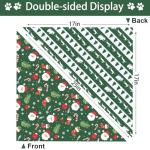Adjustable Christmas Dog Bandana 2 Pack Set