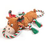 Christmas Squeaky Moose Toy for Dogs