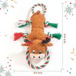 Christmas Squeaky Moose Toy for Dogs