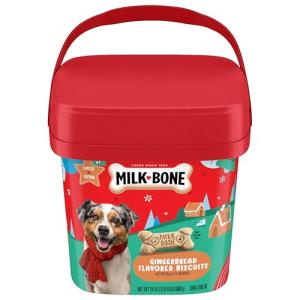 Milk-Bone Gingerbread Biscuit Dog Treats, 24 oz