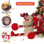 Christmas Squeaky Plush Dog Toys for All Breeds