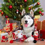 Christmas Squeaky Plush Dog Toys for All Breeds