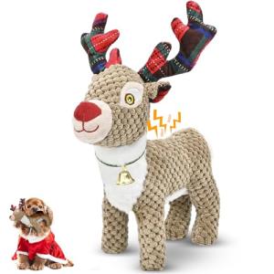 Christmas Plush Squeaky Dog Toys for All Breeds