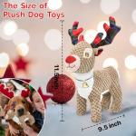 Christmas Plush Squeaky Dog Toys for All Breeds