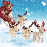 Christmas Plush Squeaky Dog Toys for All Breeds