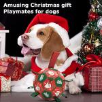Christmas Dog Soccer Balls with Straps - 6 Inch
