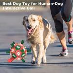 Christmas Dog Soccer Balls with Straps - 6 Inch