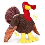 Thanksgiving Chicken Squeaky Toy for Large Dogs
