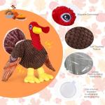 Thanksgiving Chicken Squeaky Toy for Large Dogs