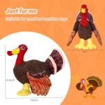 Thanksgiving Chicken Squeaky Toy for Large Dogs