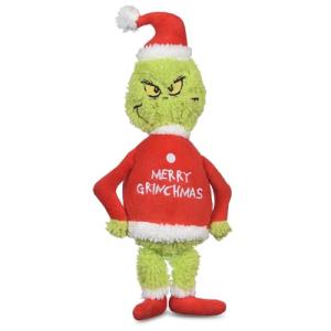 Dr. Seuss Grinch Plush Squeaker Toy - 9