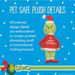 Dr. Seuss Grinch Plush Squeaker Toy - 9