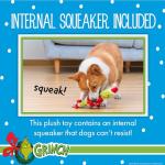 Dr. Seuss Grinch Plush Squeaker Toy - 9