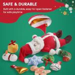 Nocciola Hide and Seek Santa Dog Toy Set
