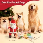Nocciola Hide and Seek Santa Dog Toy Set